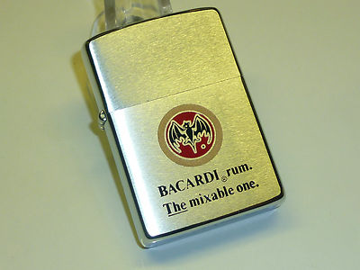 Vintage Zippo Lighter ''Bacardi'' Rum - Unused - Never Struck - 1978 - Very Rare