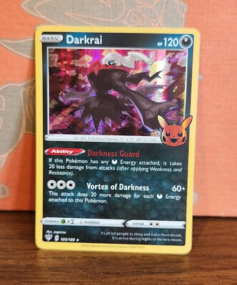darkrai pokmon card value halloween What in the HECK is going on with this from Trick or Trade ? Did I miss something ? : r/PokemonInvesting [3] Vortex of Darkness (60+) This attack does 20 more damage for each Darkness Energy attached to this Pokmon Darkrai 105/189 - SWSH03 Darkness