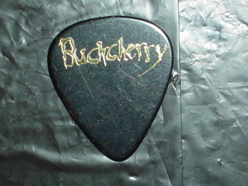 BUCKCHERRY Josh Todd Band Logo TIME TO KILL Concert 2000's Tour GUITAR PICK #8