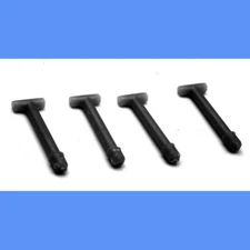 CABOOSE STACK (Quantity 4) BLACK  Resin Replacement for ATHEARN 53606 HO Scale