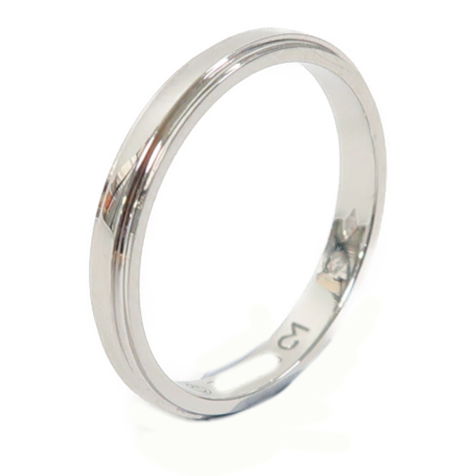 Cartier D'Amour Platinum Wedding Band Ring Size 5.75 PT950-image