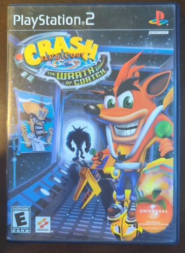 CRASH BANDICOOT THE WRATH OF CORTEX Sony PlayStation 2 PS2 COMPLETE