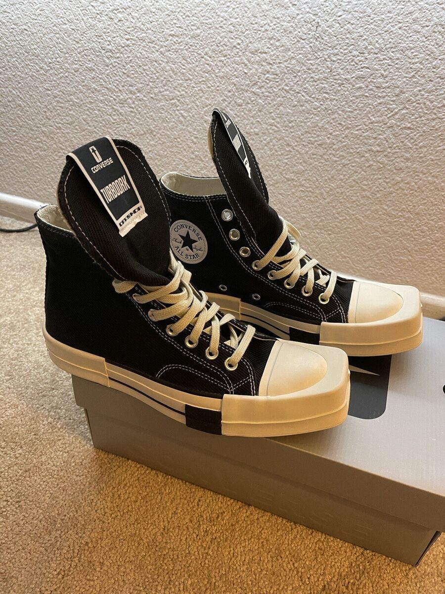 Converse Chuck 70 High TURBODRK x Rick Owens Black 2021 Converse Chuck 70 High TURBODRK x Rick Owens Black 2021
