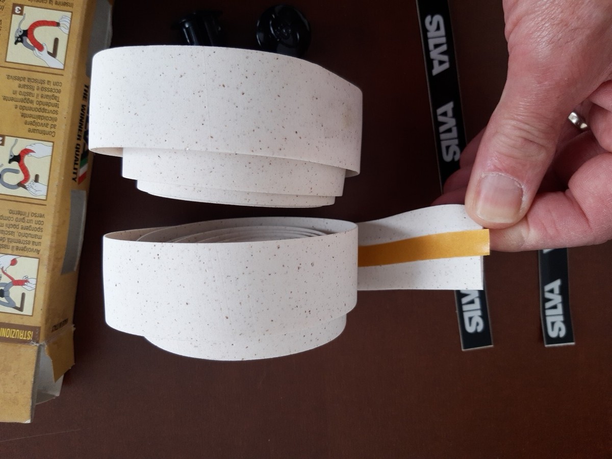 NOS 1980s Cycling Handlebar Tape, Yellow, Racing Bike, Moser, De Rosa, Colnago