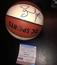 Steve Nash Phoenix Suns Signed DC Sports Mini Basketball PSA COA
