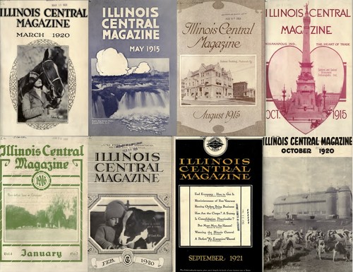 108 Old Rare Issues of Illinois Central Employee's Magazines (1914-1923) on DVD - Picture 2 of 12