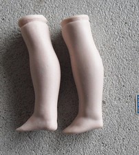 Set of Vintage Porcelain Girl Doll Legs 2 5/8" Long