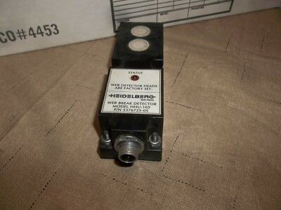 HEIDELBERG WEB BREAK DETECTOR HEAD 5376725-05, 537672505, HHU-105 | eBay