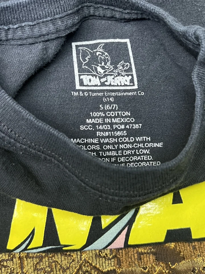 Vintage Tom & Jerry Graphic Tee U MAD BRO Youth Size (S) 6-7 Yrs - Image 3 of 3