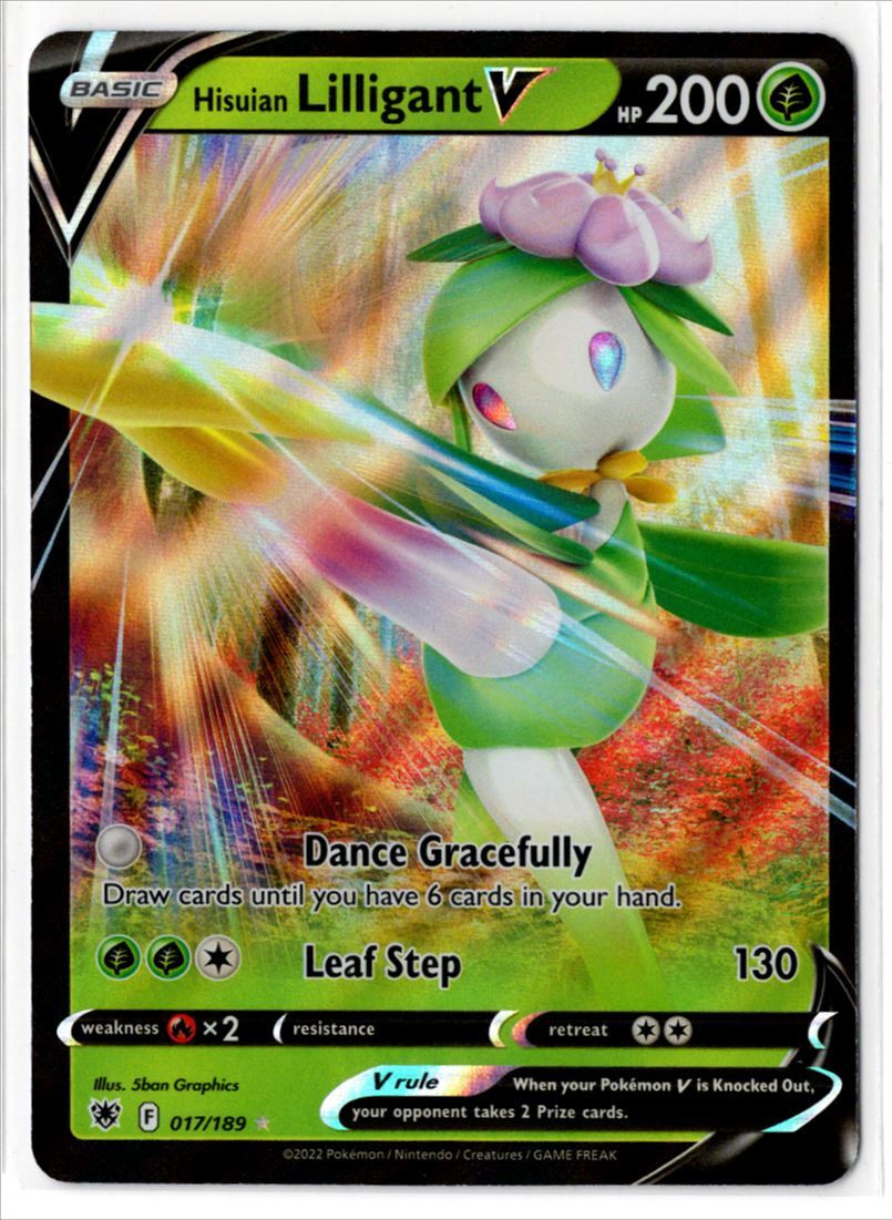 Pokemon TCG Astral Radiance Hisuian Lilligant V #17