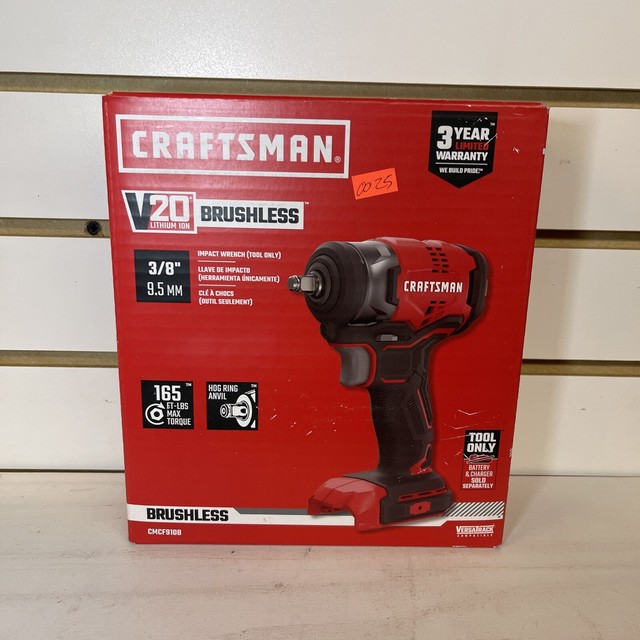 Craftsman CMCF910B 20V 3/8 inch Brushless Impact Wrench for sale online