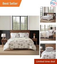 Queen Reversible 100 Cotton Quilt Sets with Sham