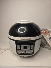 Gourmia GTA2500 Large Turbo Electric Digital Air Fryer Griller Roaster Steamer