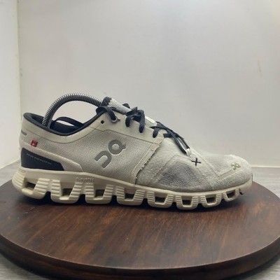 On Cloud X 3 Shoes Mens Size 8 White Black Running Athletic Sneakers 60.98706