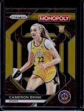 2024 Panini Prizm Monopoly WNBA Cameron Brink Insert RC Red/Black Icons #WNBA6
