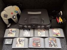 Nintendo 64 Controller Memory Card 7 Games Star Wars + Top Gear + FIFA + NBA +F1