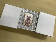 Zippo Bunny Girl Red Double Sided Collectible Unused with Clear Case