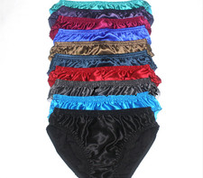 6pcs Men's pure 100 Silk panties Underwear Briefs SIZE: S M L XL XXL