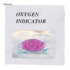 50 x FOOD SAFE OxyFree OxyEye self-adhesive oxygen indicators UK SELLER