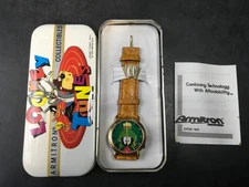 Marvin the Martian LOONEY TUNES Armitron Watch 1994 Green Hologram NOS