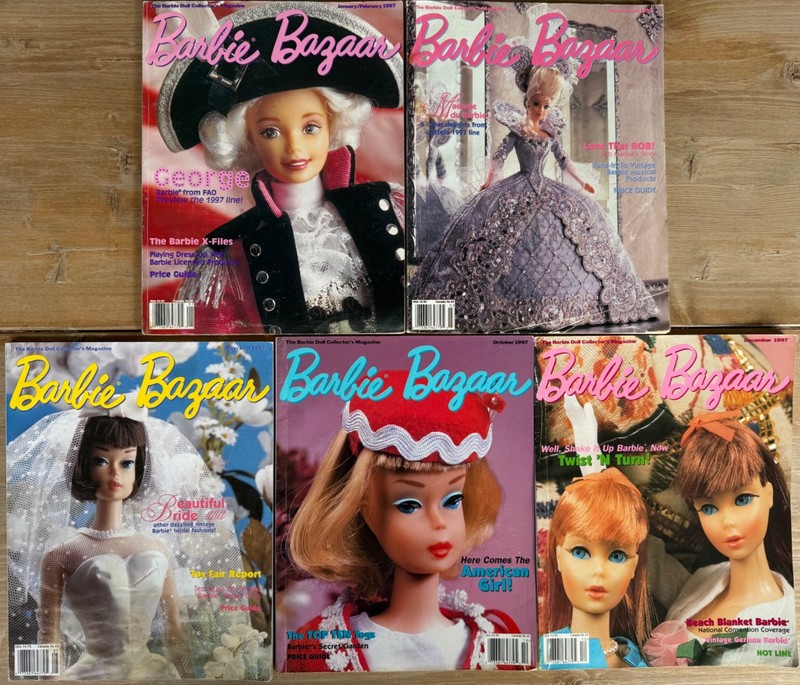 Barbie Bazaar: Jan/Feb '97, Mar/Apr '97, May/Jun '97, Oct '97, Dec '97