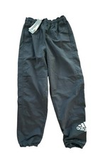 Adidas Womens Size Small Black White Fashion High-Waisted Woven Pants GU1442 NWT