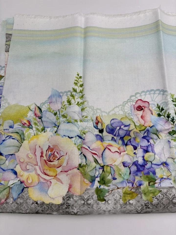 Parche floral acolchado rosa 36x74 Patricia from In The Beginning Fabrics 2021 Foto 2 de 4
