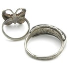 Southwest Sterling Turquoise Red Coral Onyx 4.25-13.25 Ring Lot of 5 #S5635-5 — photo 7