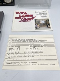 Win Lose Draw (Nintendo NES) Complete in Box CIB Near Mint