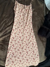 Pink Floral Long Sun Dress