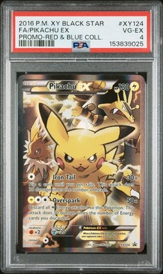 Pikachu EX XY124 ピカチュウEX Pikachu EX XY124 XY Holo for sale online | eBay