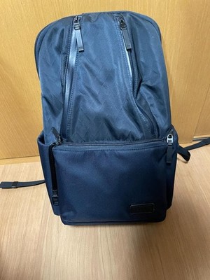 TUMI TAHOE Lakeview Backpack Bag Navy Zipper Business Men's From