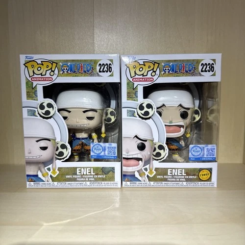 Funko Pop! One Piece Enel Chase & Common #2236 Target Exclusive  W/Protectors