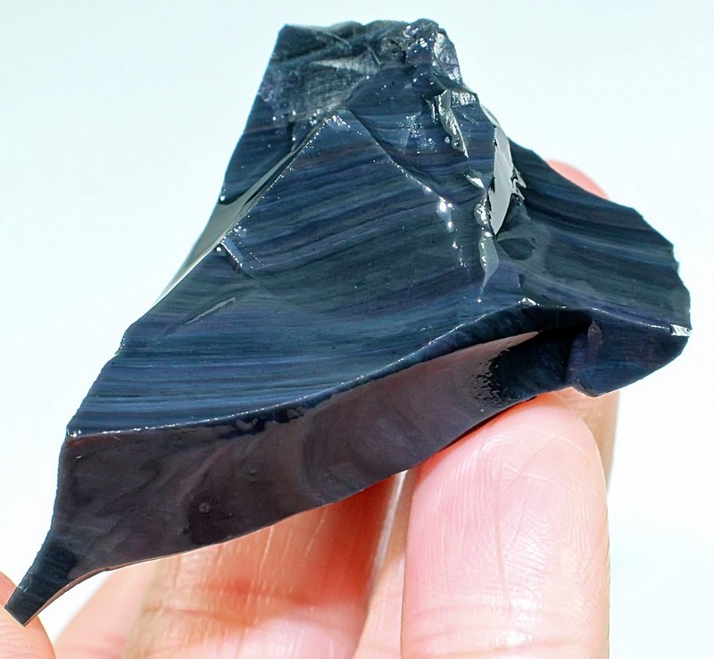 114Ct Natural Mexican Rainbow Obsidian Facet Rough Specimen YRO1675