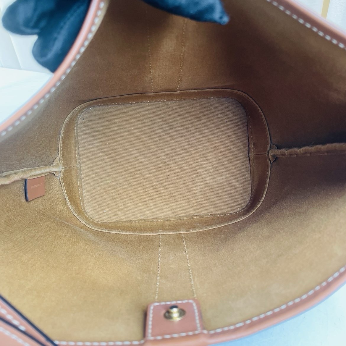 Authentic Celine Triomphe Monogram Bucket Bag – B… - image 2