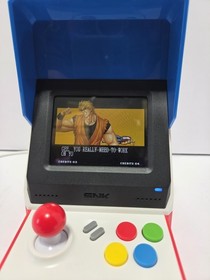 SNK Neo Geo Mini 40th Anniversary Console OPEN BOX Tested Works No Controllers