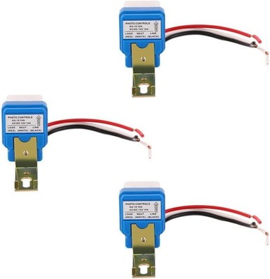 3 Pcs IP54 Light Sensor Switch - Automatic Dusk to Dawn Control for 12V Systems