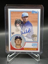 2024 Topps Archives - 1983 Fan Favorite Autographs Owen White #83FF-OW (AU, RC)