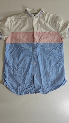 Pfauen Shirt Damen Small Mehrfarbig Colourblock Baumwolle Sommer