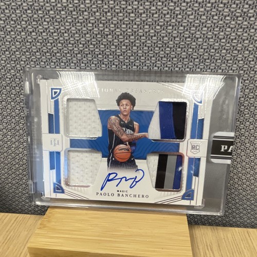 2022-23 National Treasures Rookie Autograph Quad Paolo Banchero Black box 1/1