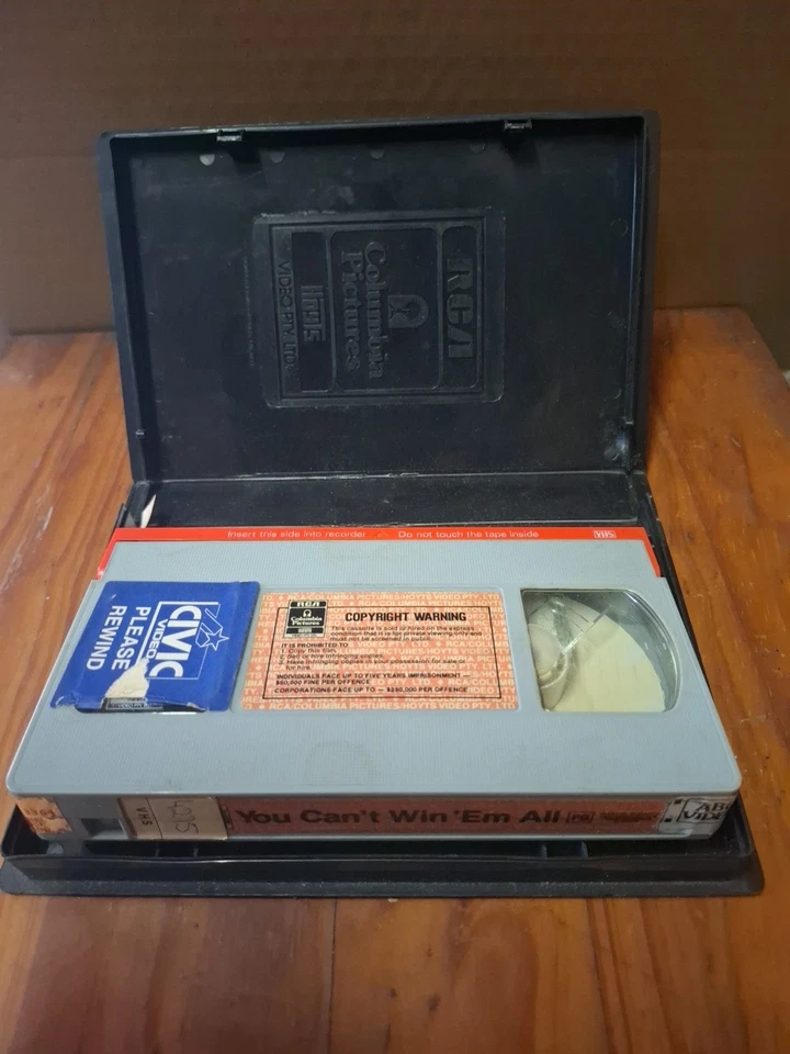 You Cant Win Em All Vhs (Charles Bronson) 1970 Rare Grey Tape - Image 4 of 4