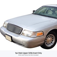 Aps Stainless Billet Grille-polish 98-12 Ford Crown Victoria Gr06fei39s