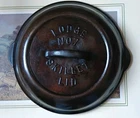 Vintage Lodge No. 7 Skillet Lid Cast Iron Embossed Lettering Nice!