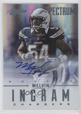 2012 Panini Absolute Rookie Spectrum Platinum 21/25 Melvin Ingram III Auto 0b2
