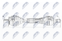 NTY NPW-VV-063 Antriebswelle Vorne Links FüR Volvo