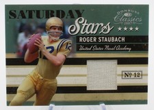 2007 Donruss Classics Saturday Stars Jerseys Roger Staubach SS-19 092/250 Patch