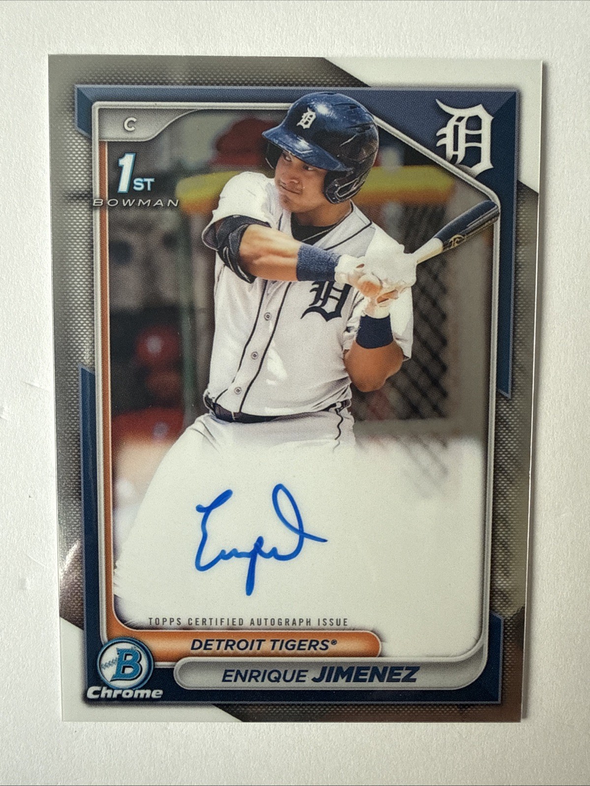 2024 Bowman Chrome - Prospect Autographs Enrique Jimenez #CPA-EJ (AU, RC)