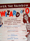 Sheet Music WIZARD of OZ ORIGINAL 1939 Over the Rainbow 6 pages CLEAN EXCELLENT — photo 4