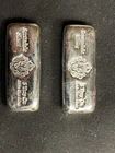 Scottsdale Mint 5 oz Bars (2) 999 Silver Total 10 Ounces Silver Bullion