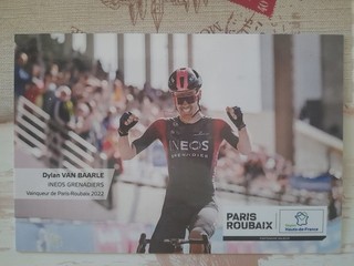 CP 2023 DYLAN VAN BAARLE INEOS GRENADIERS VAINQUEUR DE PARIS ROUBAIX 2022